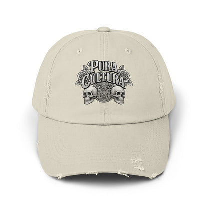 Pura Cultura Skull Graphic Casual Distressed Hat product type