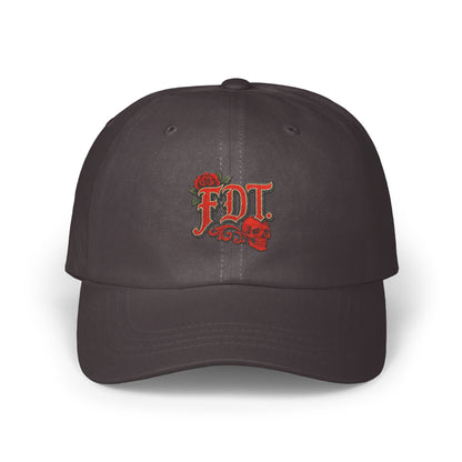 Skull Design Embroidered FDT Logo Cap Hat product type