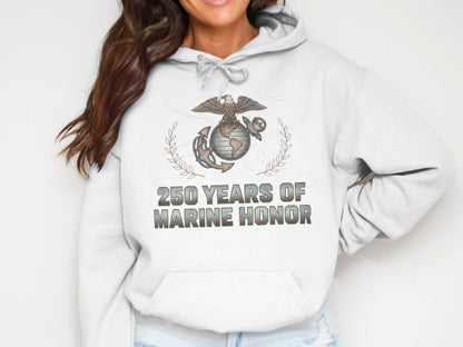 250 Years of Marine Honor Graphic Hoodie