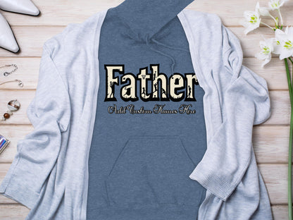 Father Add Custom Names Here Hoodie product