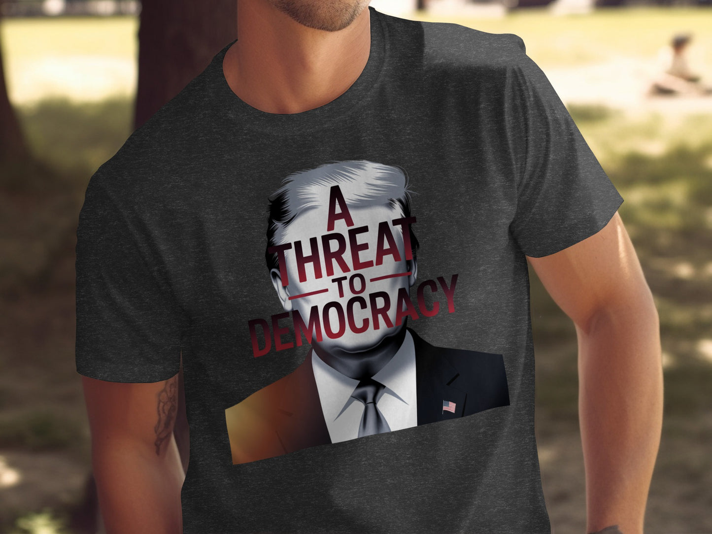A Threat To Democracy Graphic T-Shirt product