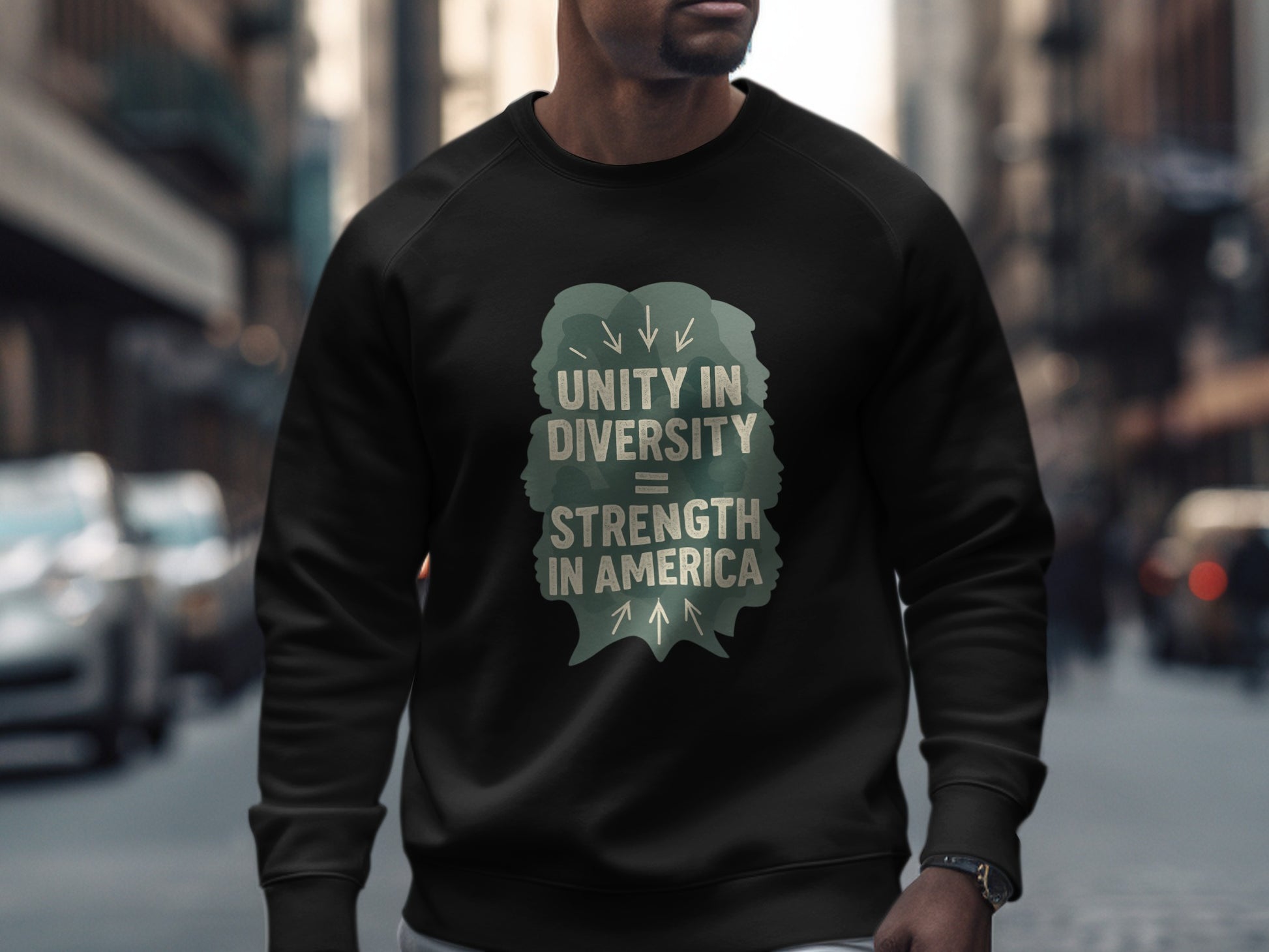 Unity in Diversity Strength in America sweatshirt product type