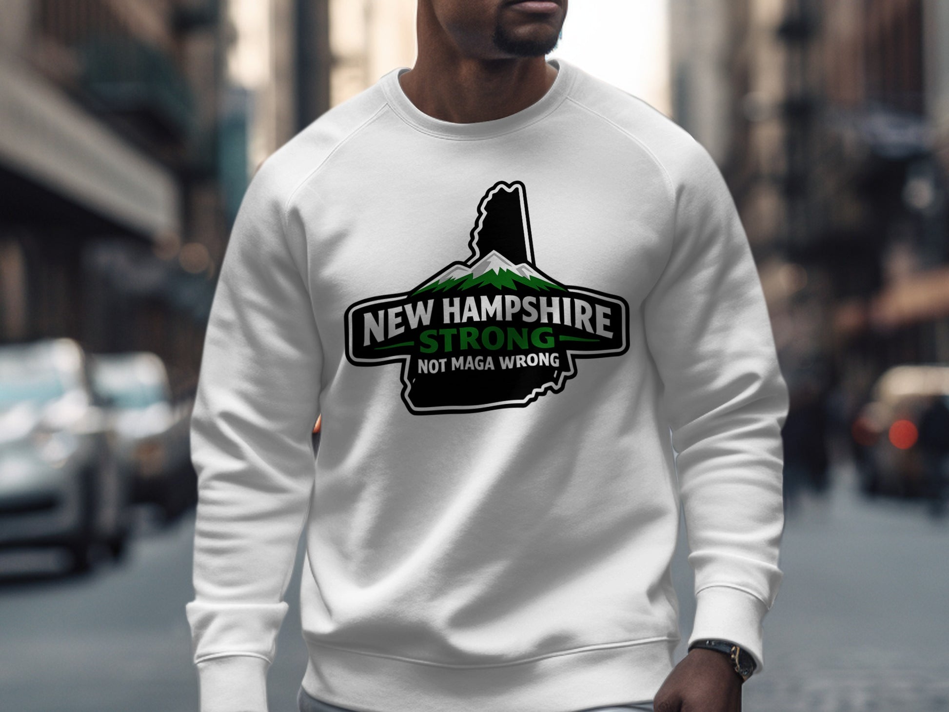 New Hampshire Strong Not MAGA Wrong comfortable sweatshirt