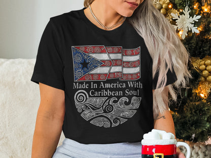 Made In America With Caribbean Soul T-shirt