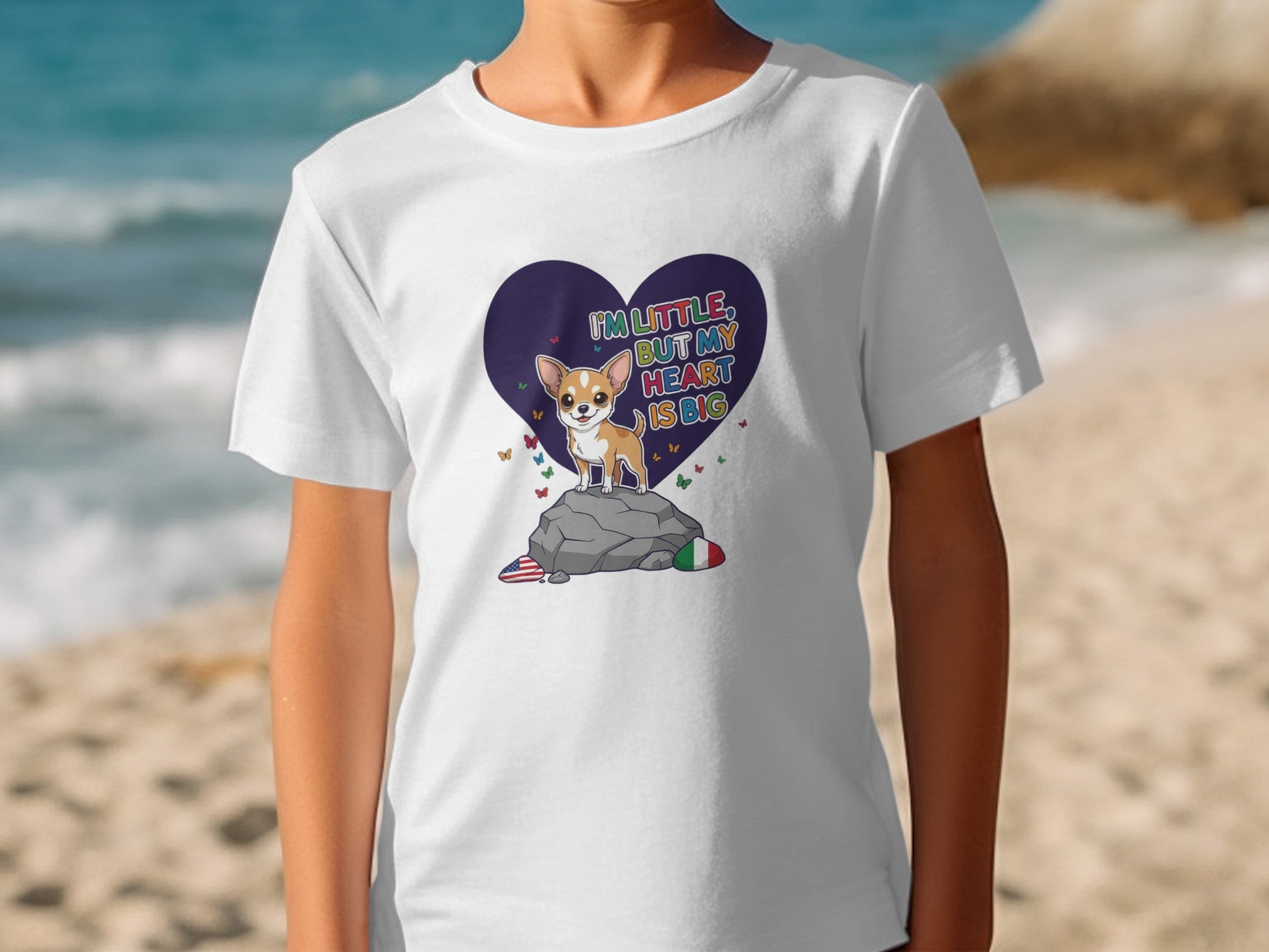 I'm Little But My Heart Is Big Chihuahua t-shirt