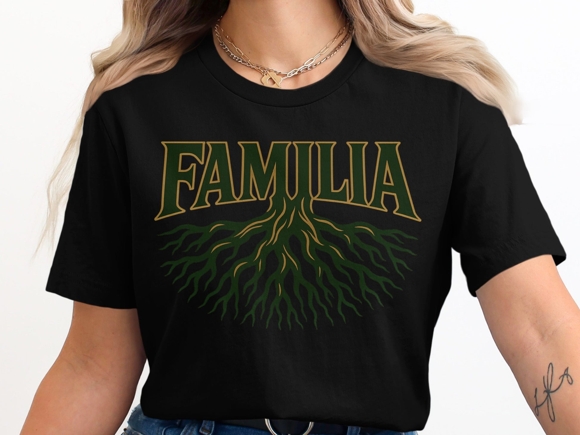 Familia Tree Roots Graphic Statement Shirt product type