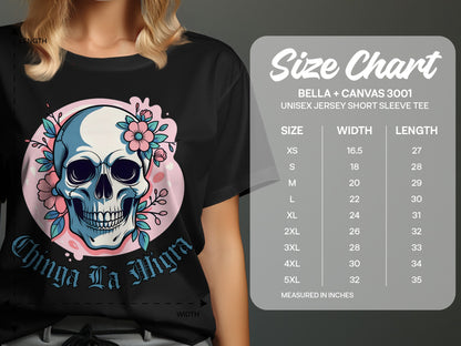 Colorful Floral Skull Graphic Unisex Tee product