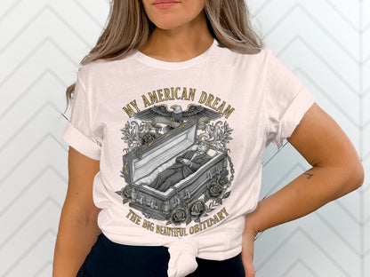 Eagle Coffin My American Dream The Big Beautiful Obituary product type