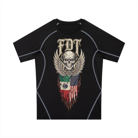 FDT Anti Trump Exercise Tee Men's Raglan Panel Training T-Shirt