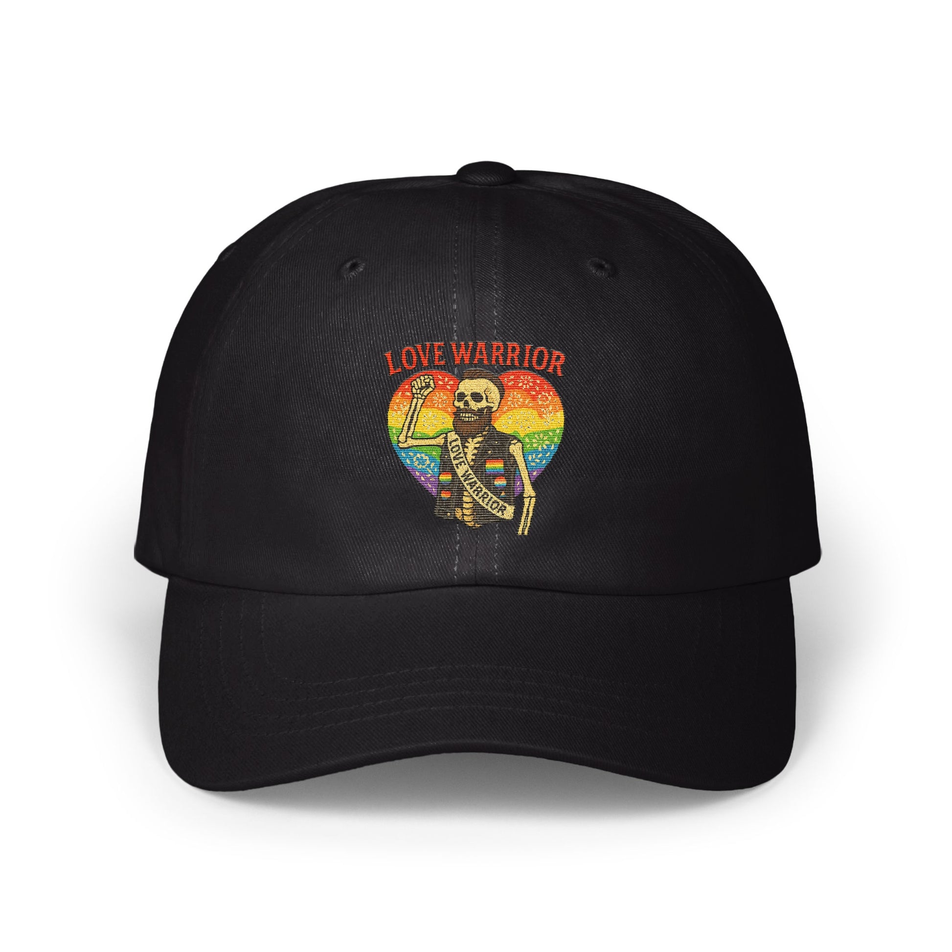 Love Warrior Heart Rainbow Skeleton Hat product