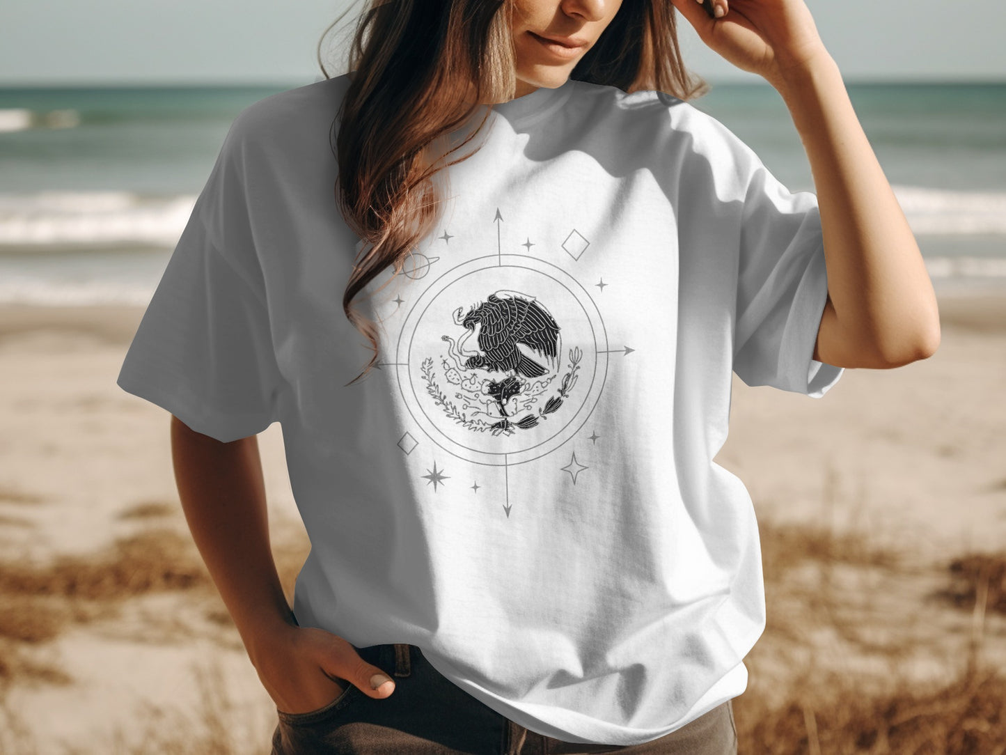 Artistic Eagle Design Graphic Tee product