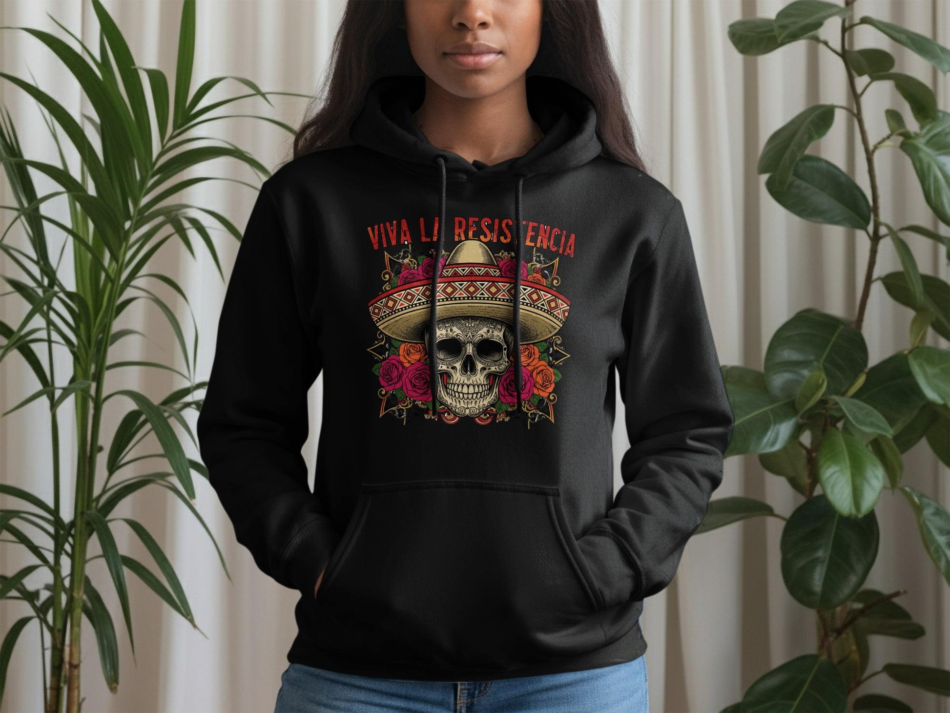 Viva La Resistencia Skull Design Hoodie product
