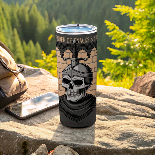 Defender of Snacks and Names Travel Mug product type