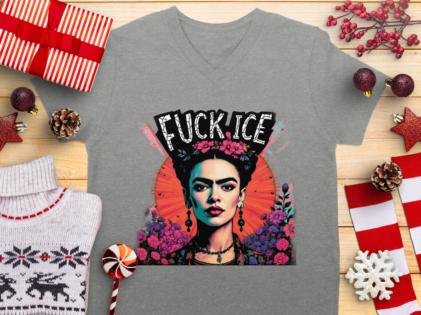 Colorful Feminist Graphic T-shirt for Gift Giving