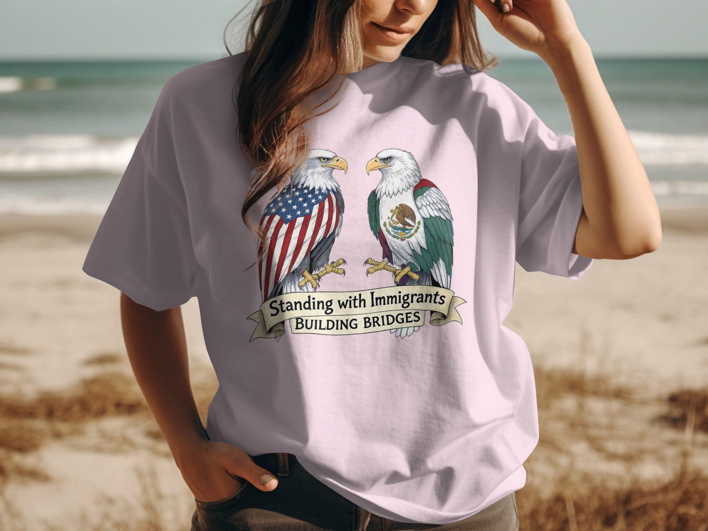 Standing with Immigrants Building Bridges product type