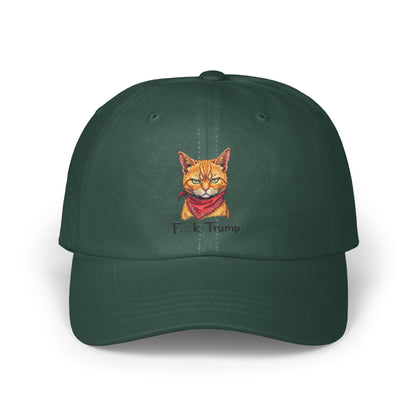 Funny Cat Wearing Bandana Embroidered Hat product