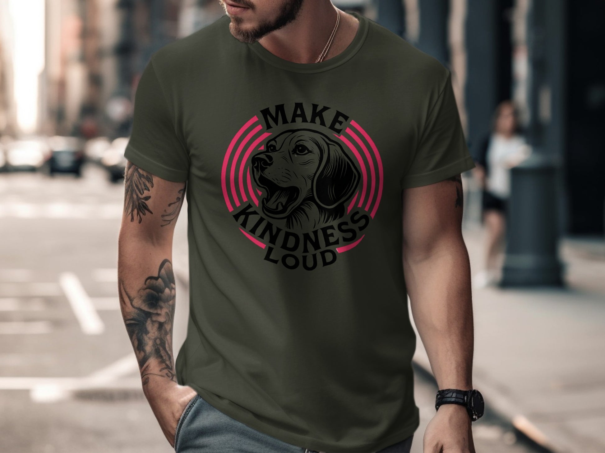 Make Kindness Loud Graphic T-shirt Bold Design