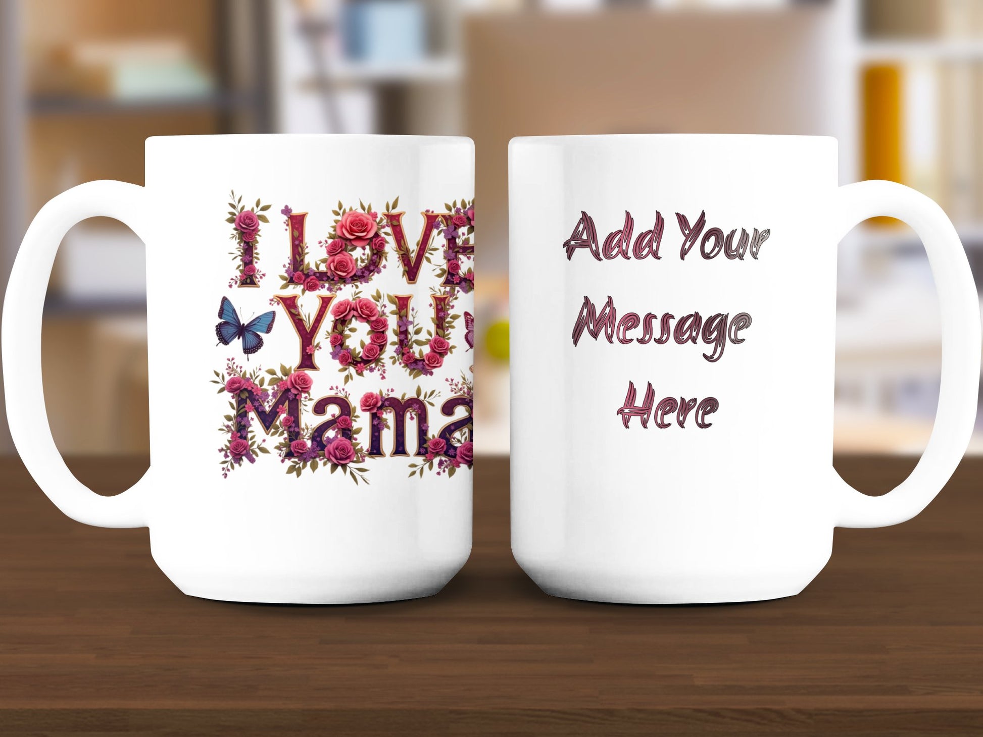 Personalized I Love You Mama Mug Gift Product