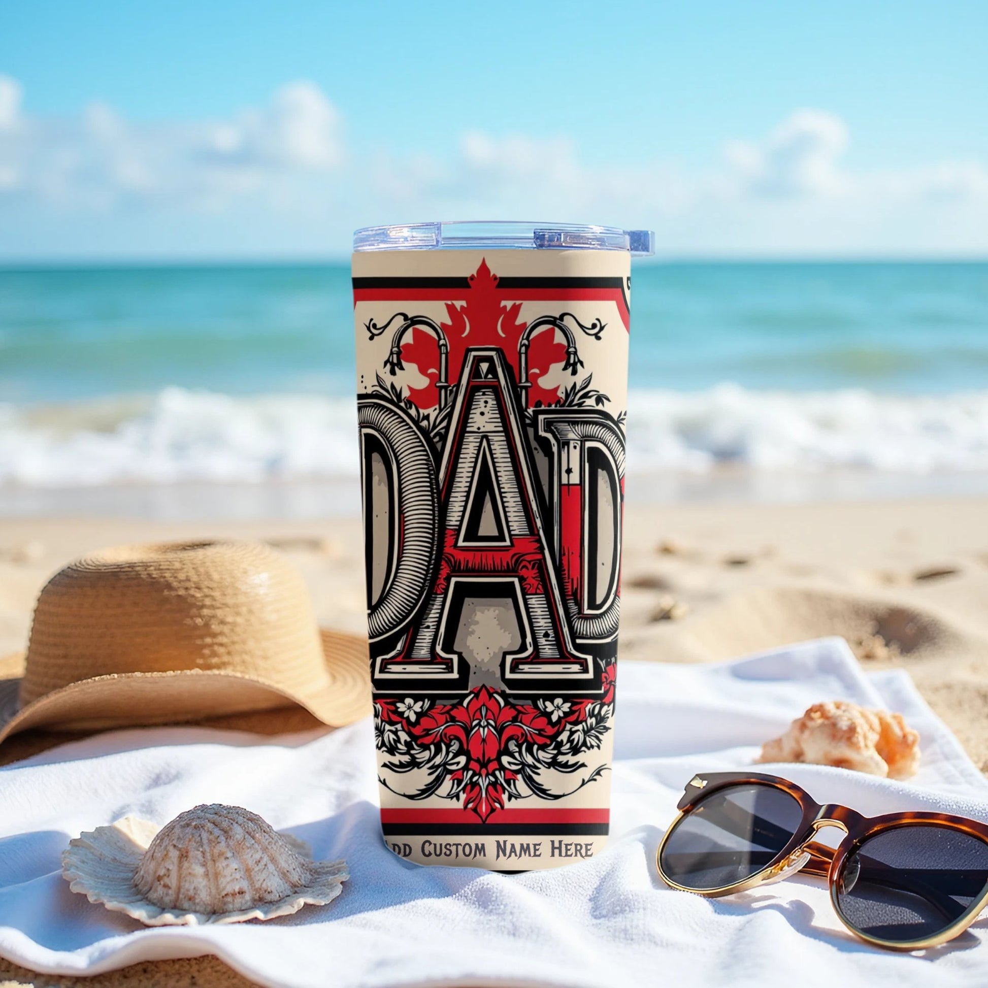 Unique Dad Tumbler Customizable Drinkware Product