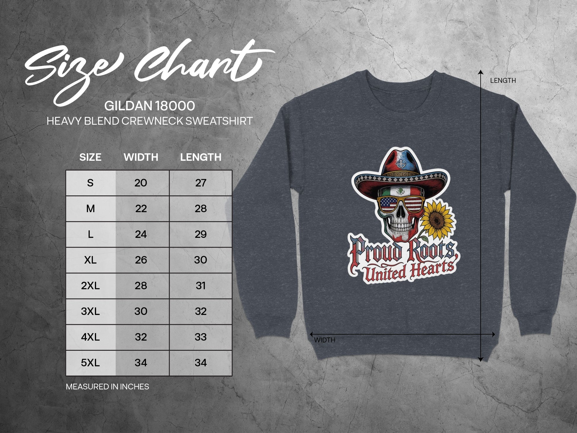 Proud Roots United Hearts Graphic Crewneck Sweatshirt product