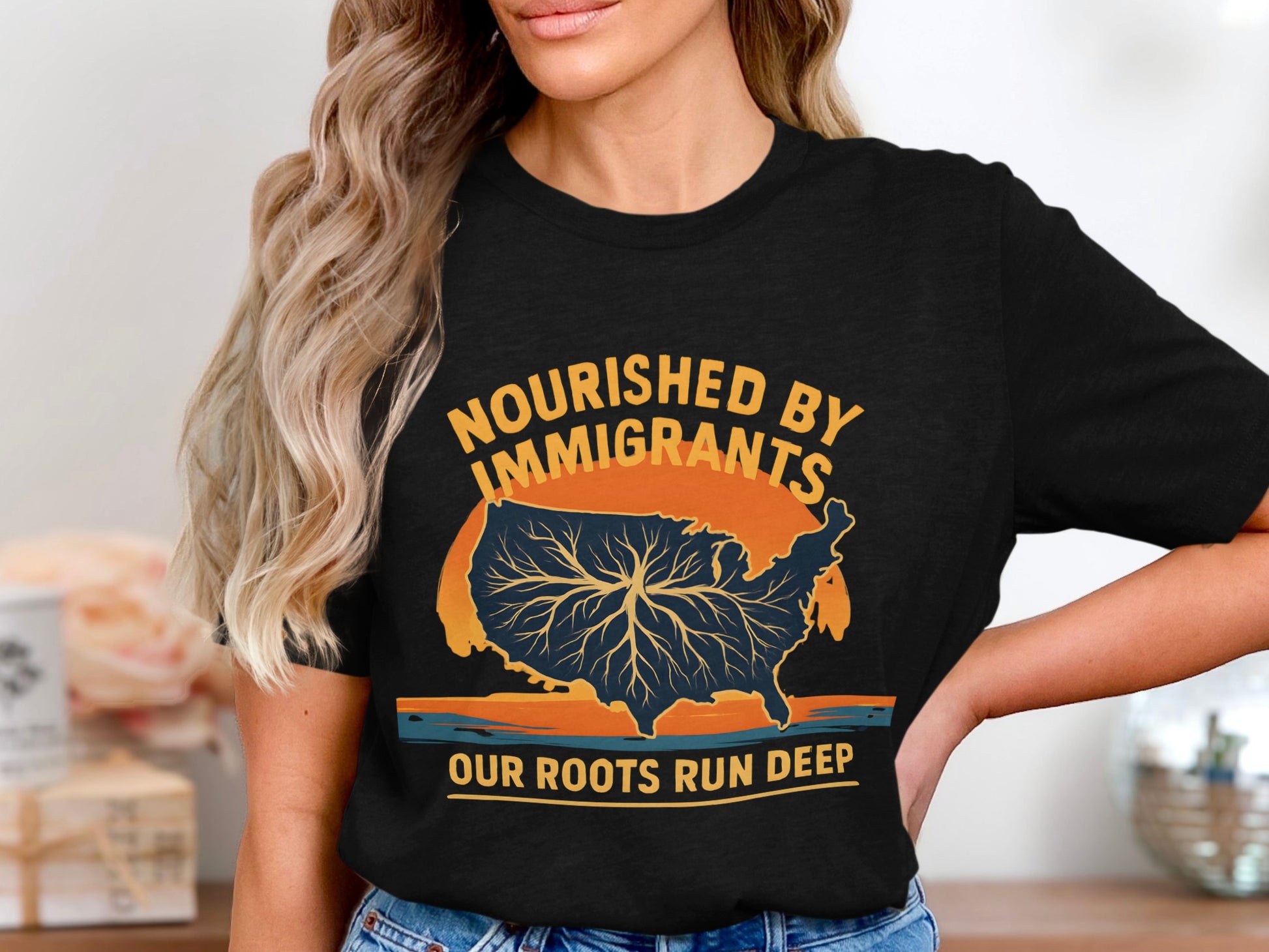 Nourished By Immigrants Our Roots Run Deep product type