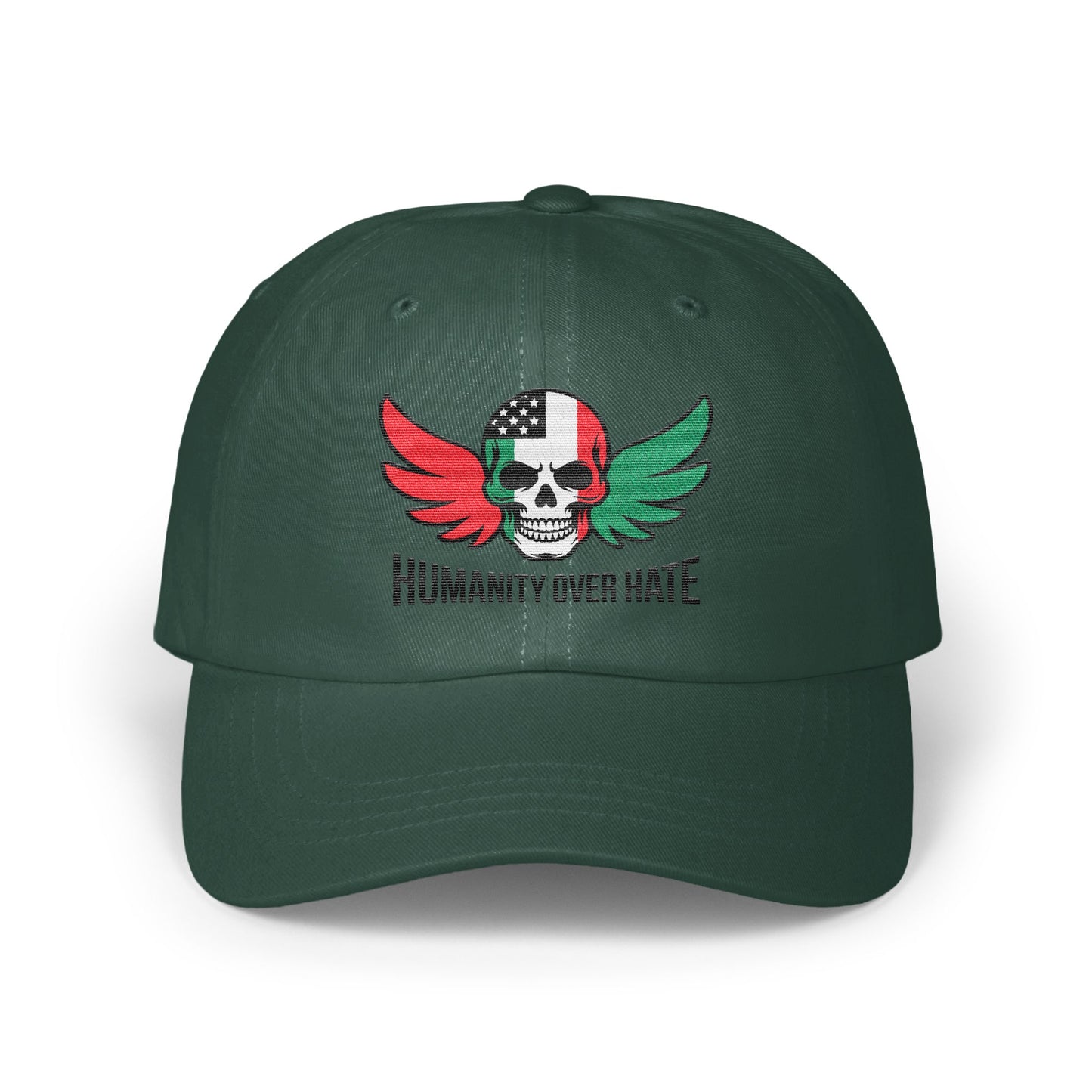 Humanity Over Hate Skull Wing Design Cap product