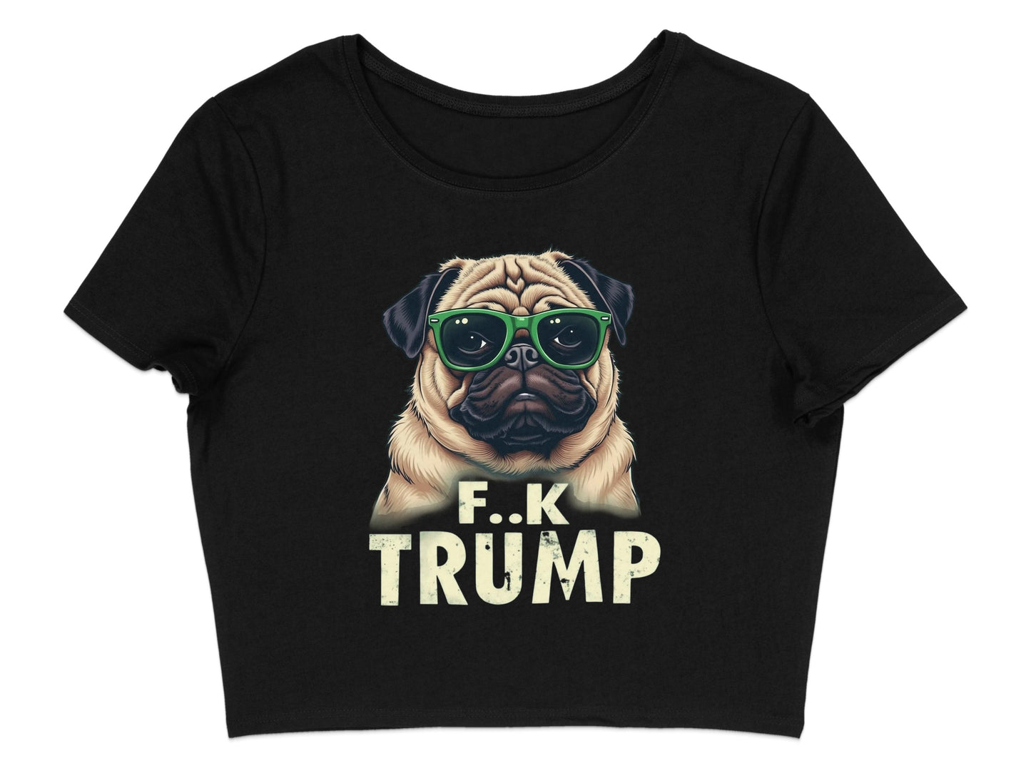 F.K Trump Sunglasses Pug Graphic Black Top product