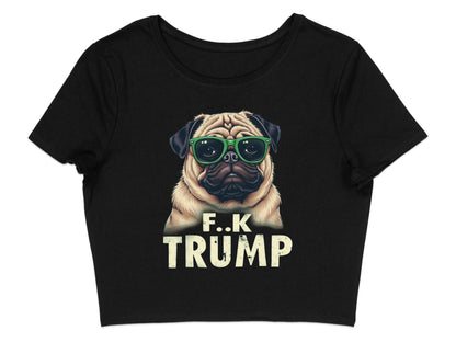 F.K Trump Sunglasses Pug Graphic Black Top product