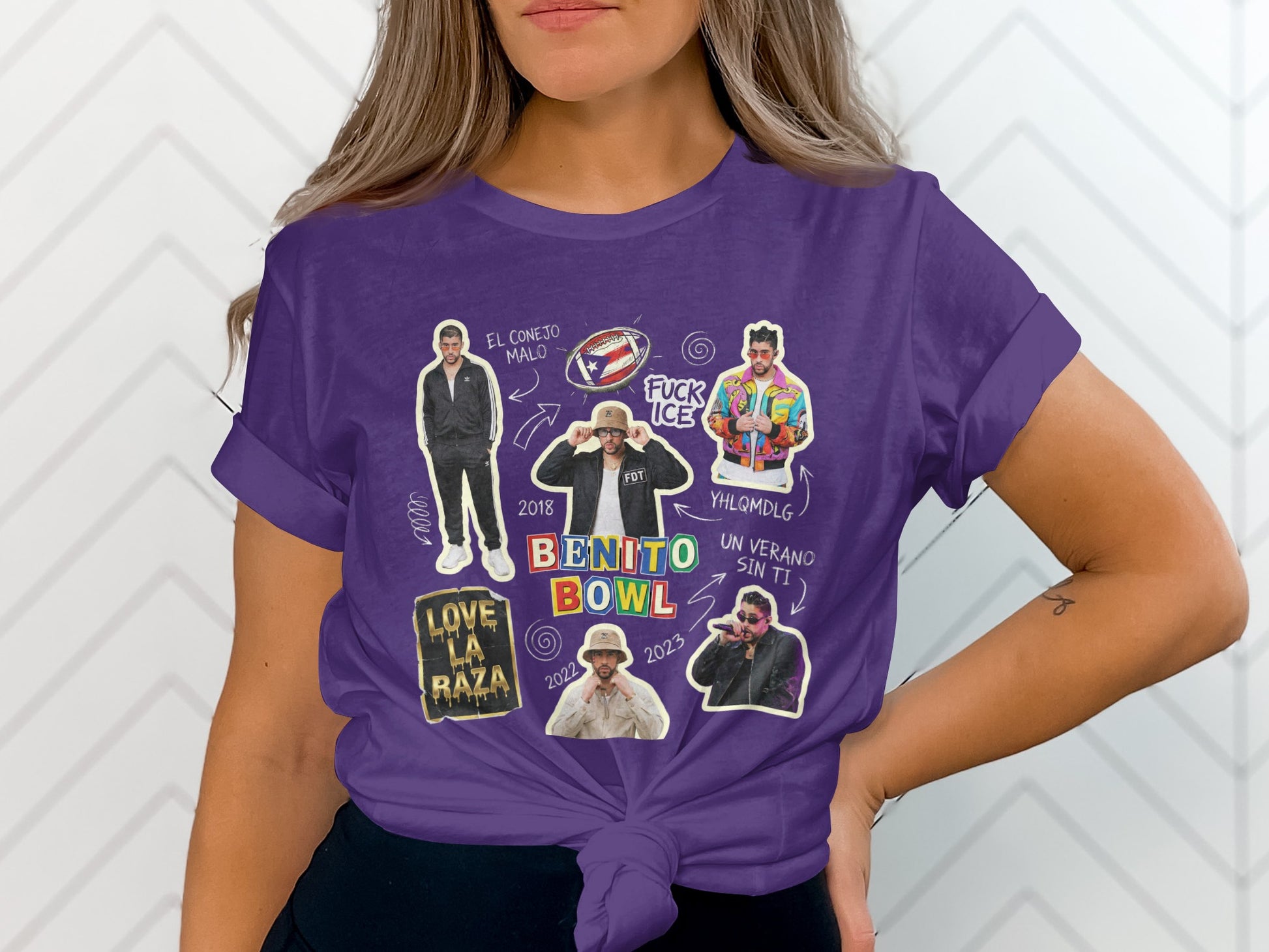 Benito Bowl Graphic T-shirt Colorful Streetwear Top