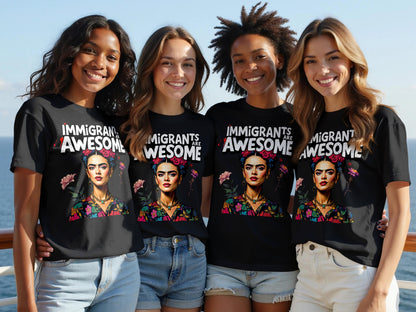 Immigrants Are Awesome Graphic Printed T-shirt product