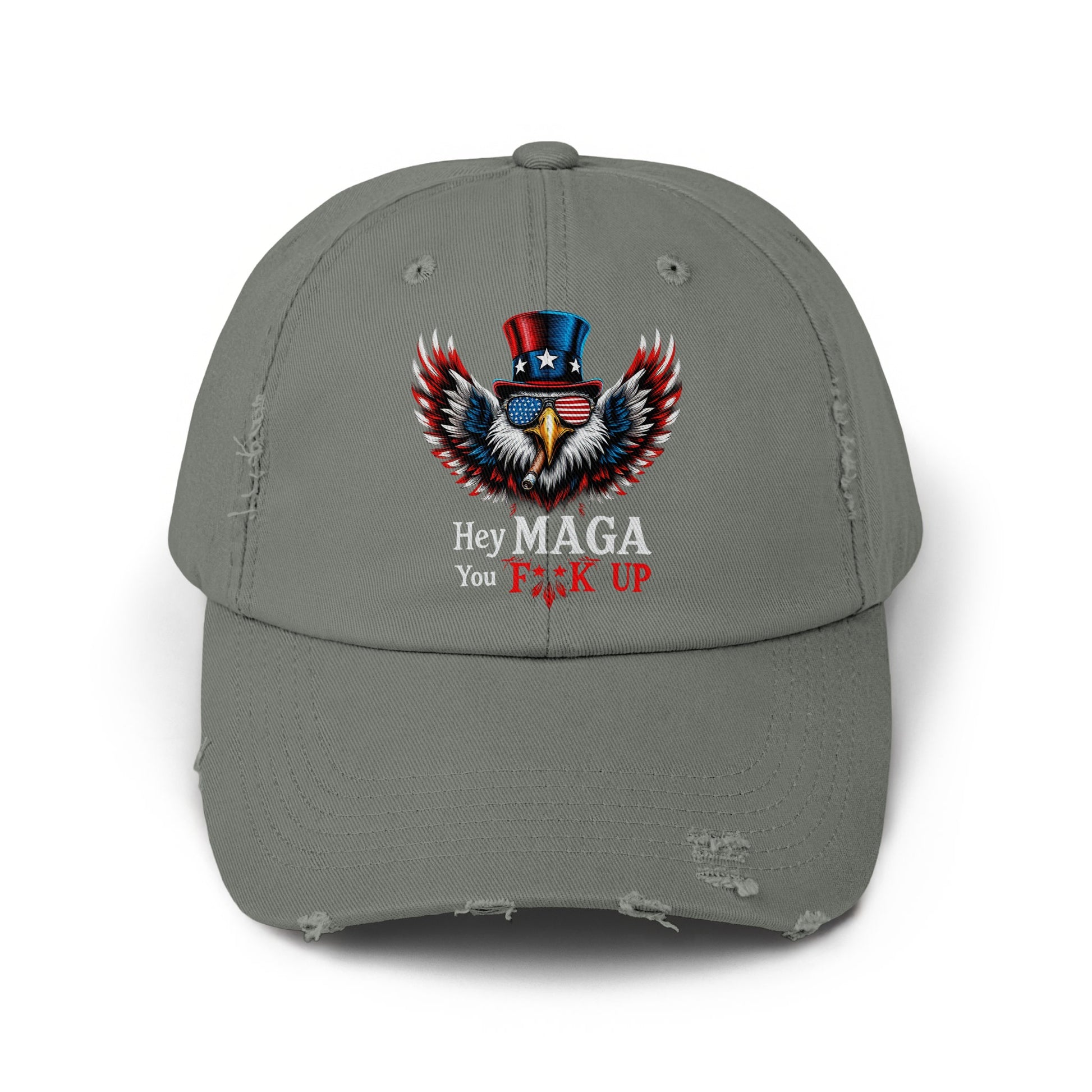 Hey MAGA You Fuck Up Statement Baseball Cap product