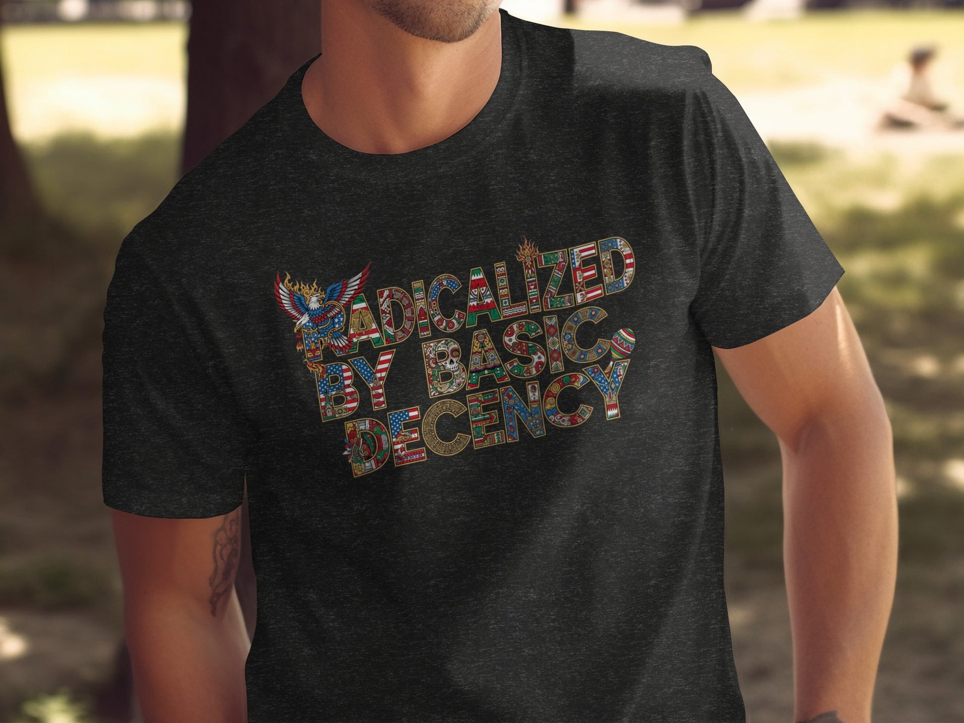 Radicalized By Basic Decency Graphic T-shirt product