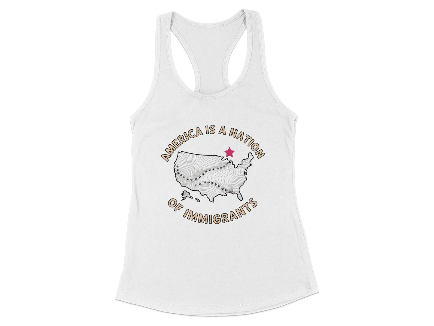 America Is A Nation Of Immigrants Tank Top