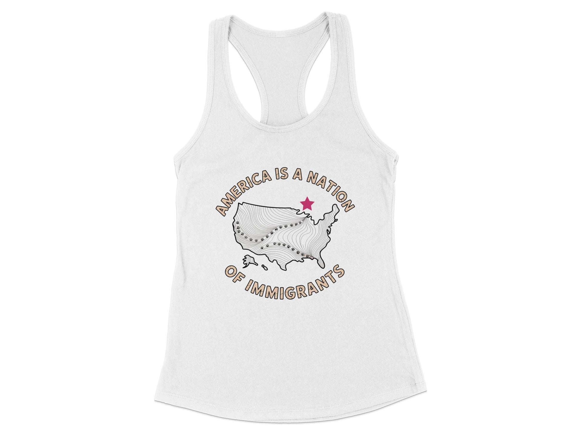 America Is A Nation Of Immigrants Tank Top