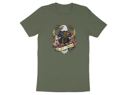 American Heritage Eagle Artistic Graphic T-Shirt