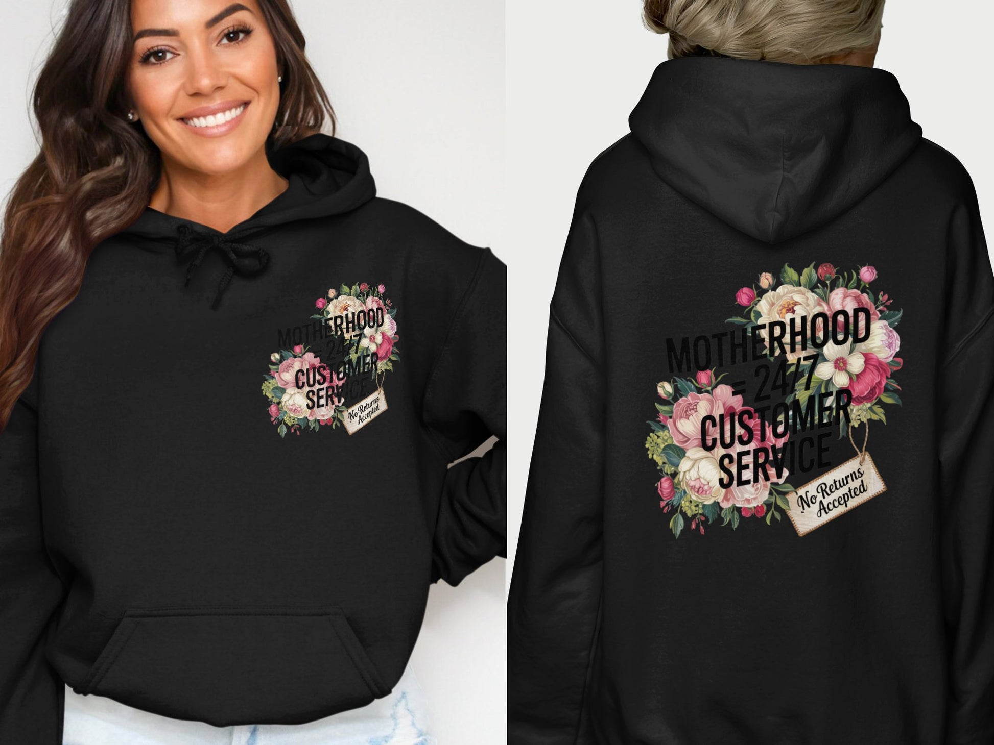 Motherhood 24/7 Customer Service No Returns Hoodie product