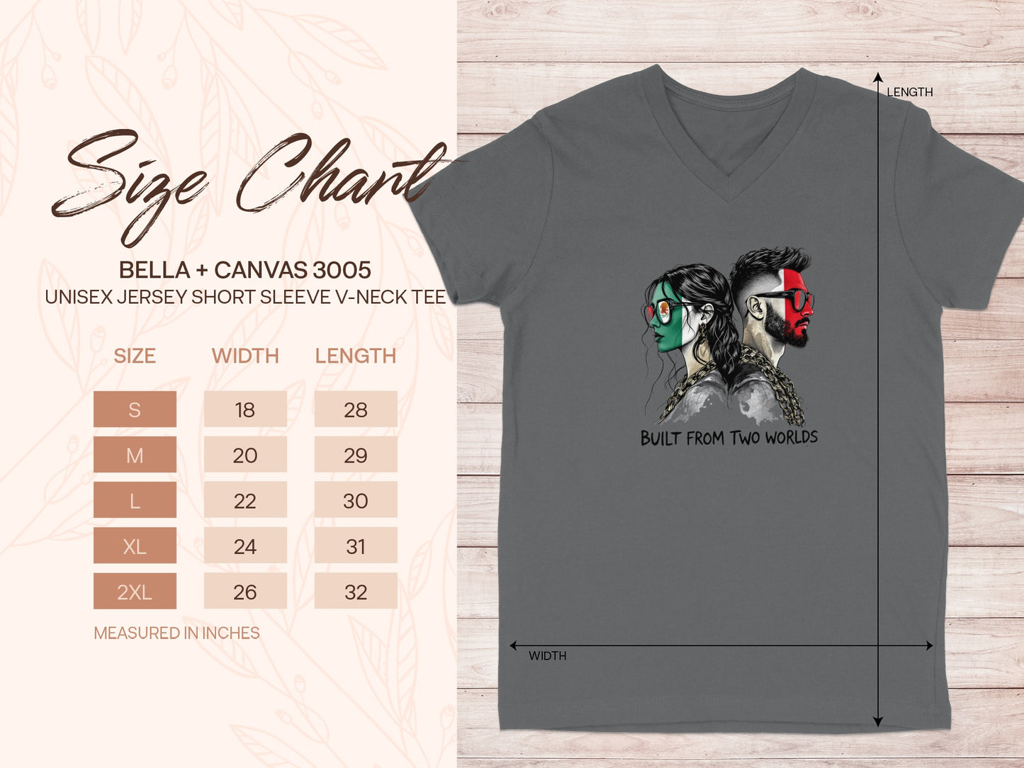 Built From Two Worlds Graphic T-shirt product type