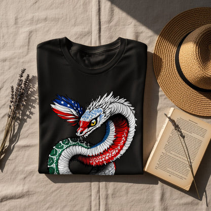Patriotic Serpent Print Design Casual Fashion product