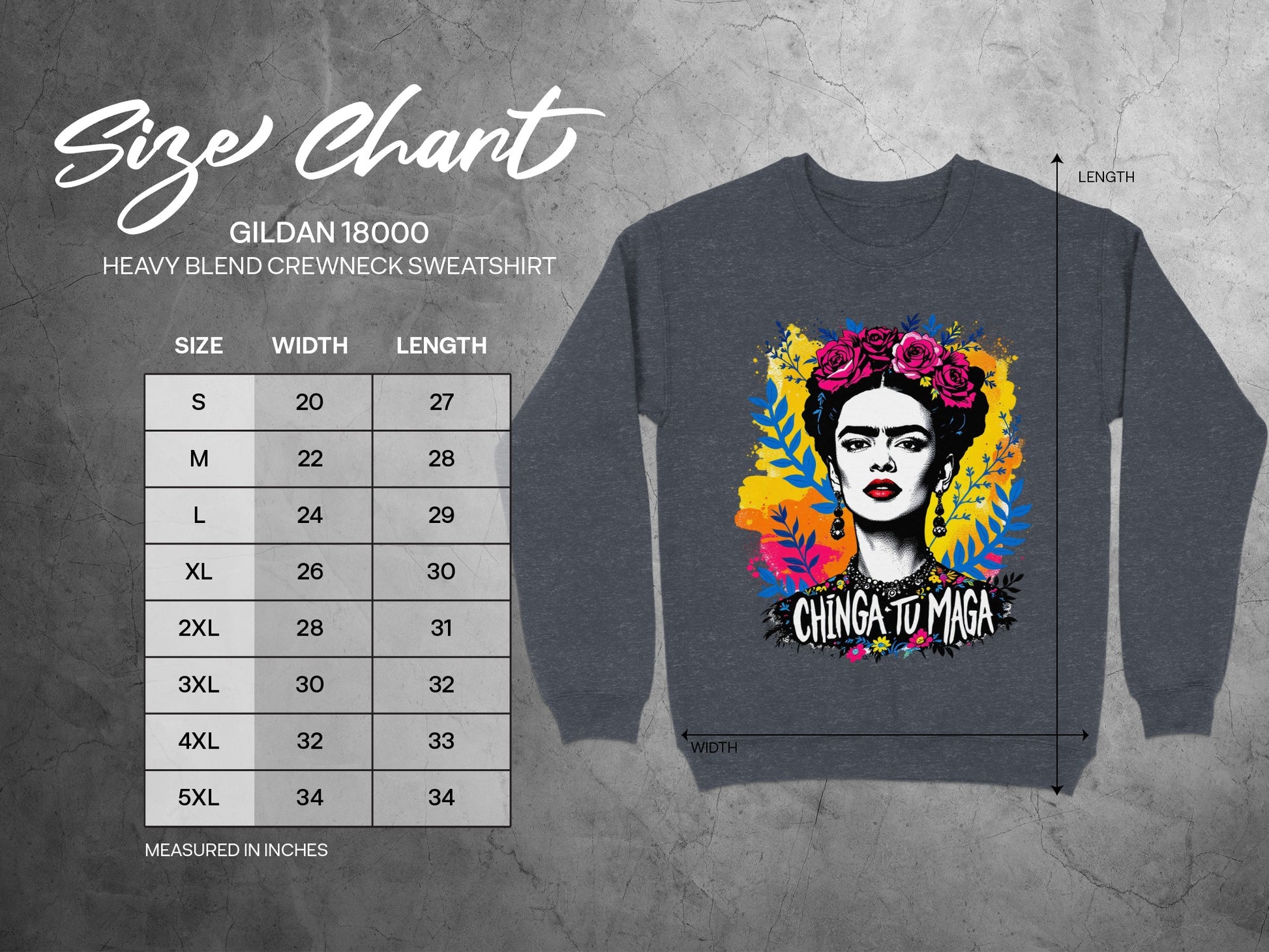 Chinga Tu Madre Graphic Printed Crewneck Sweatshirt product