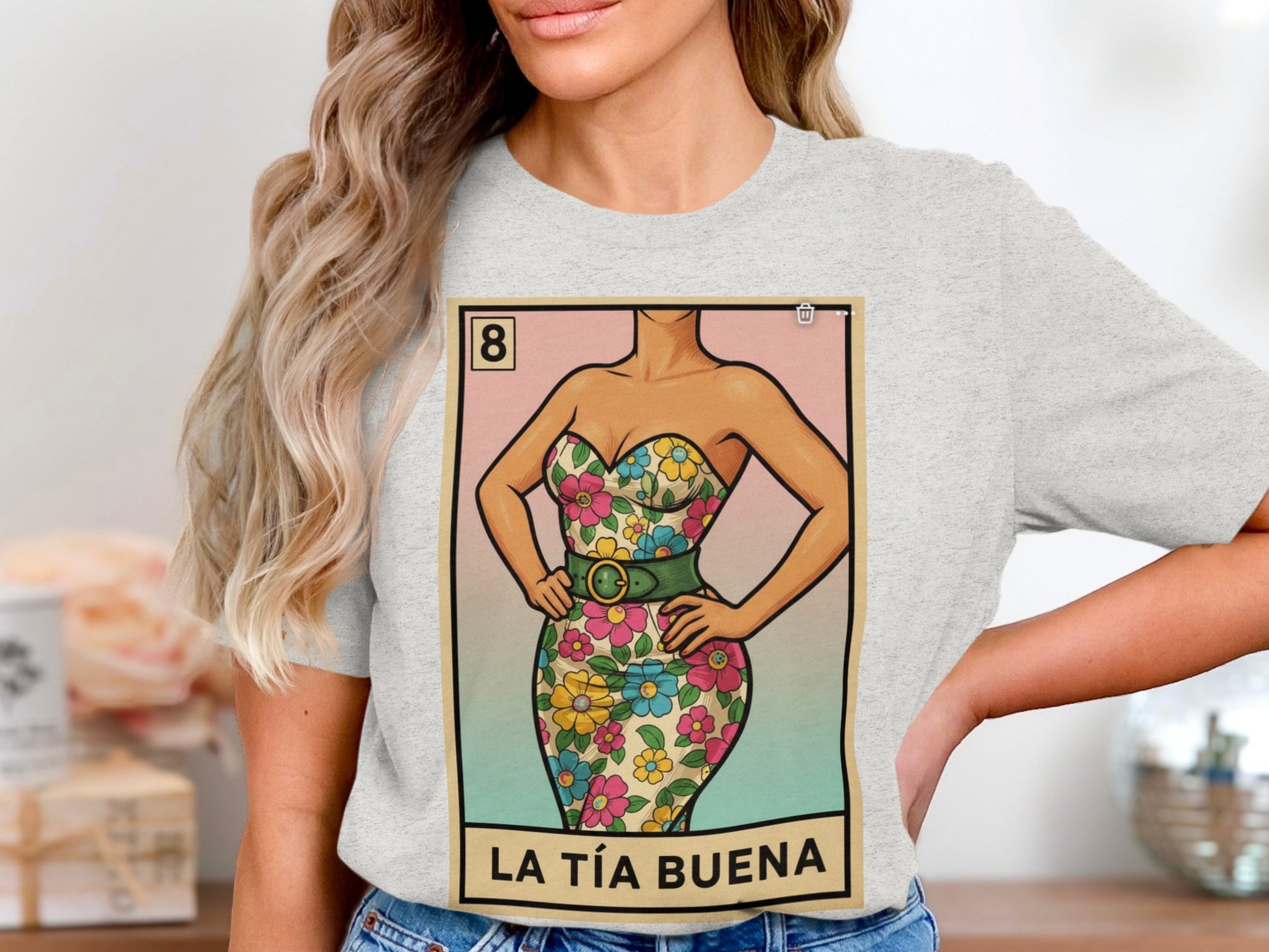 La Tía Buena Card Graphic Tee for Casual Style product