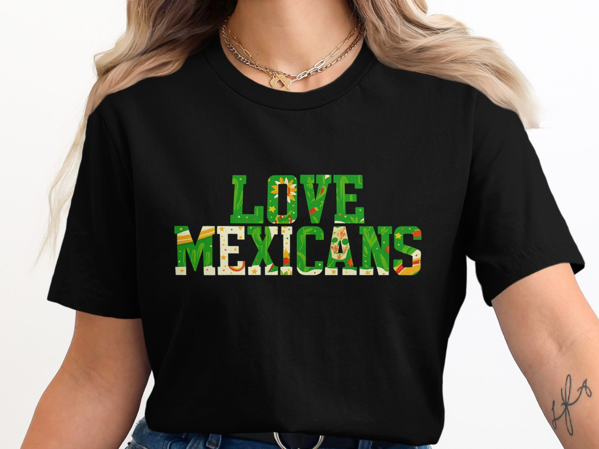 Love Mexicans Graphic Tee Shirt product type