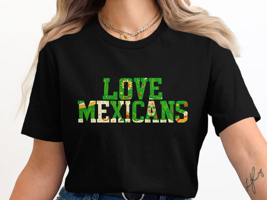 Love Mexicans Graphic Tee Shirt product type