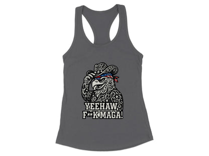 Yeehaw F*k Maga Bear Hat Graphic Tank Top product