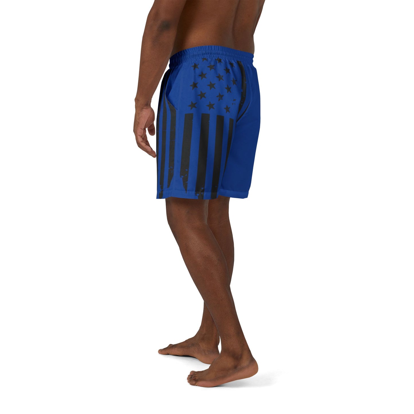 Patriotic Swim Shorts, 4th of July Swimwear, Unisex Beach Shorts, Fireworks Swim Trunks, Summer Pool Wear, Holiday Swim Attire