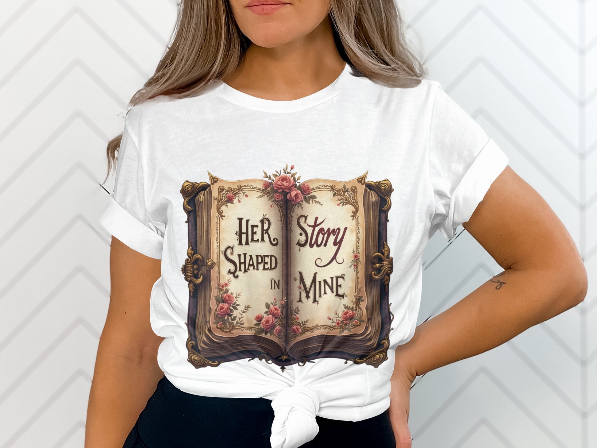 Her Story Shaped Mine Graphic T-shirt product type