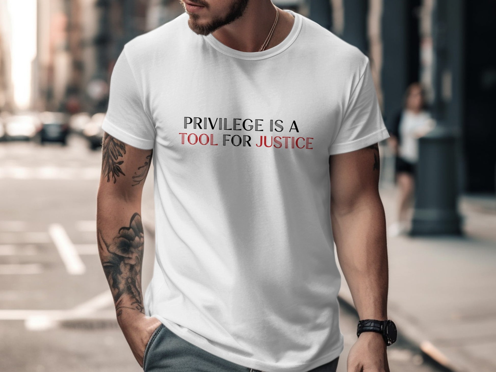 Privilege Is A Tool For Justice Statement Shirt