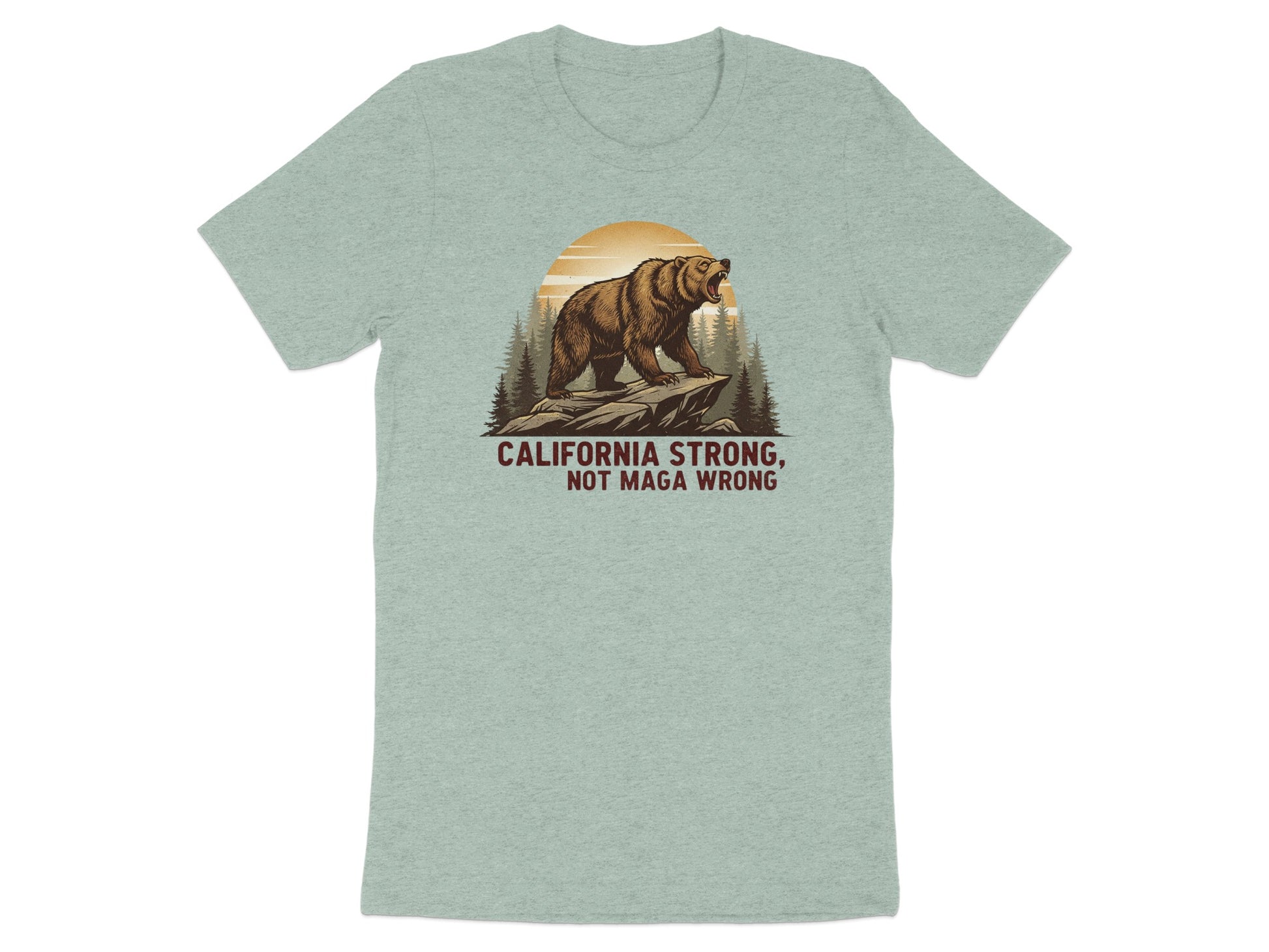 California Strong Not MAGA Wrong Bear Graphic product