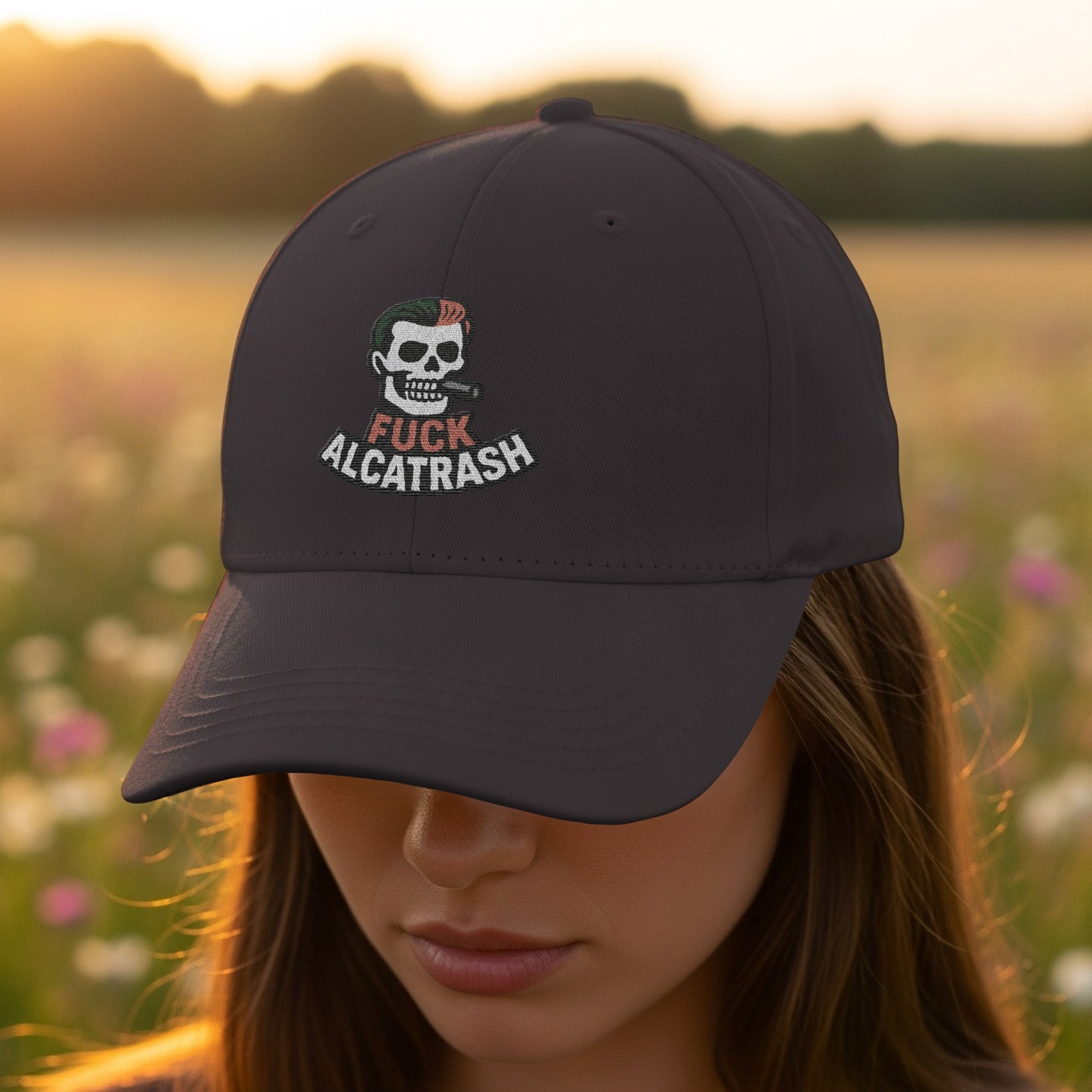 Skull Design Alcatrash Hat A Bold Statement Cap product