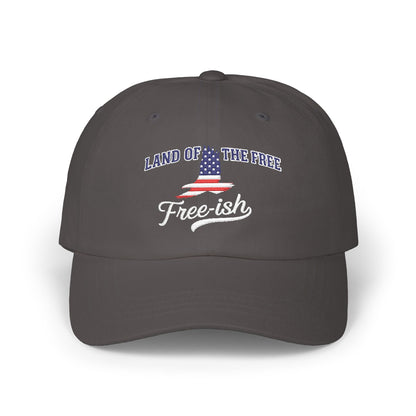 4th of July Embroidery Hat 'Land of the Free' Design | Patriotic Hat, Gift for Dads, Casual Wear, Freedom Cap, Summer Accessory