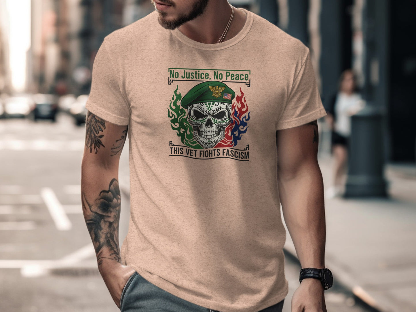 No Justice No Peace This Vet Fights Fascism product